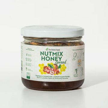 Nut Mix Honey Made With Premium 5 Nuts & Single Origin Honey For (Immunity Boosting)