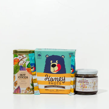 Kids Special Kit Honey Shots Gulkand Hot cocoa