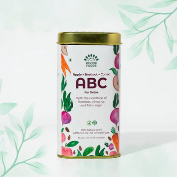 Natural ABC latte Milk Mix (Apple+Beetroot+Carrot) For Skin Glow
