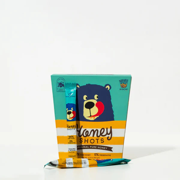 Honey Shots | 30 pack | (300 gm) | Pure Honey Single Serving, honey Sachets
