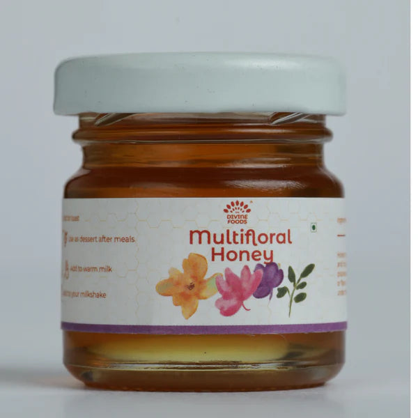 The Divine Jars 100%, Pure, 5 Different Types Of Exotic Honey