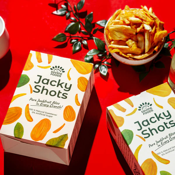 Jacky Shots - (Guilty Free Snacking Made With 100%) Real Jackfruit From Panruti Limited Edition
