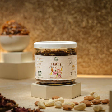 Nutty Gulkand-Crunchy & Healthy Gulkand with Benefits of Nuts