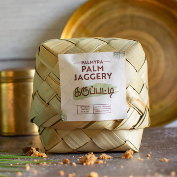100 % Pure, Natural and Unrefined, Palm Jaggery (Karupatti) 500 gm